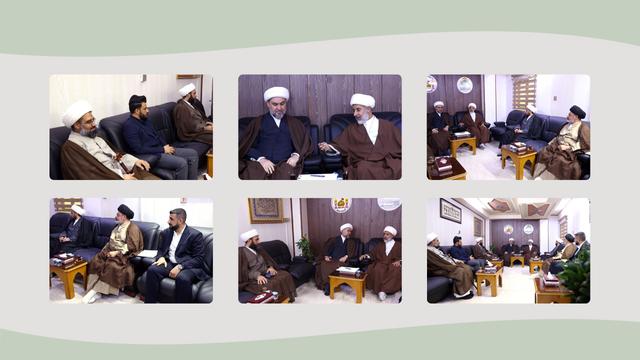 وفد قسم وارث الأنبياء يزور قسم دار القرآن الكريم