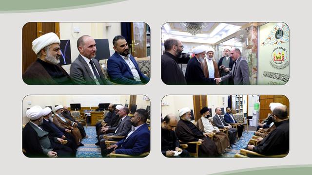 زيارة وفد مؤسسة وارث الأنبياء إلى قسم الشؤون الفكرية في العتبة الحسينية المقدسة