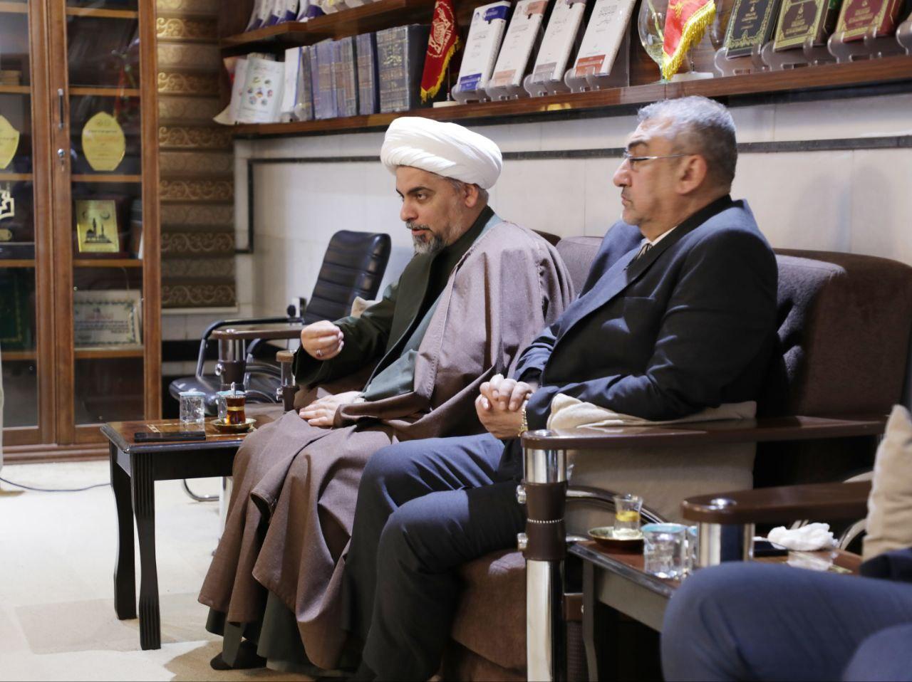 قسم وارث الأنبياء يستقبل رئيس قسم الشؤون الفكرية والثقافية في العتبة الحسينية المقدسة