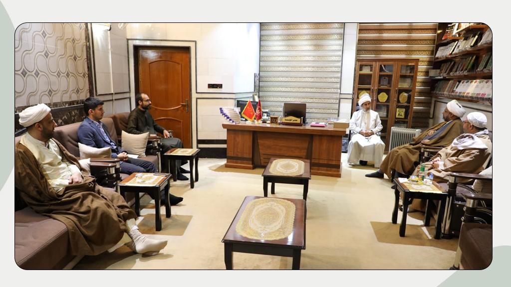 الخطيبان المفوّهان سماحة الشيخ عبد الله الدجيلي  وسماحة الشيخ جعفر الدجيلي في ضيافة مؤسسة وارث الأنبياء