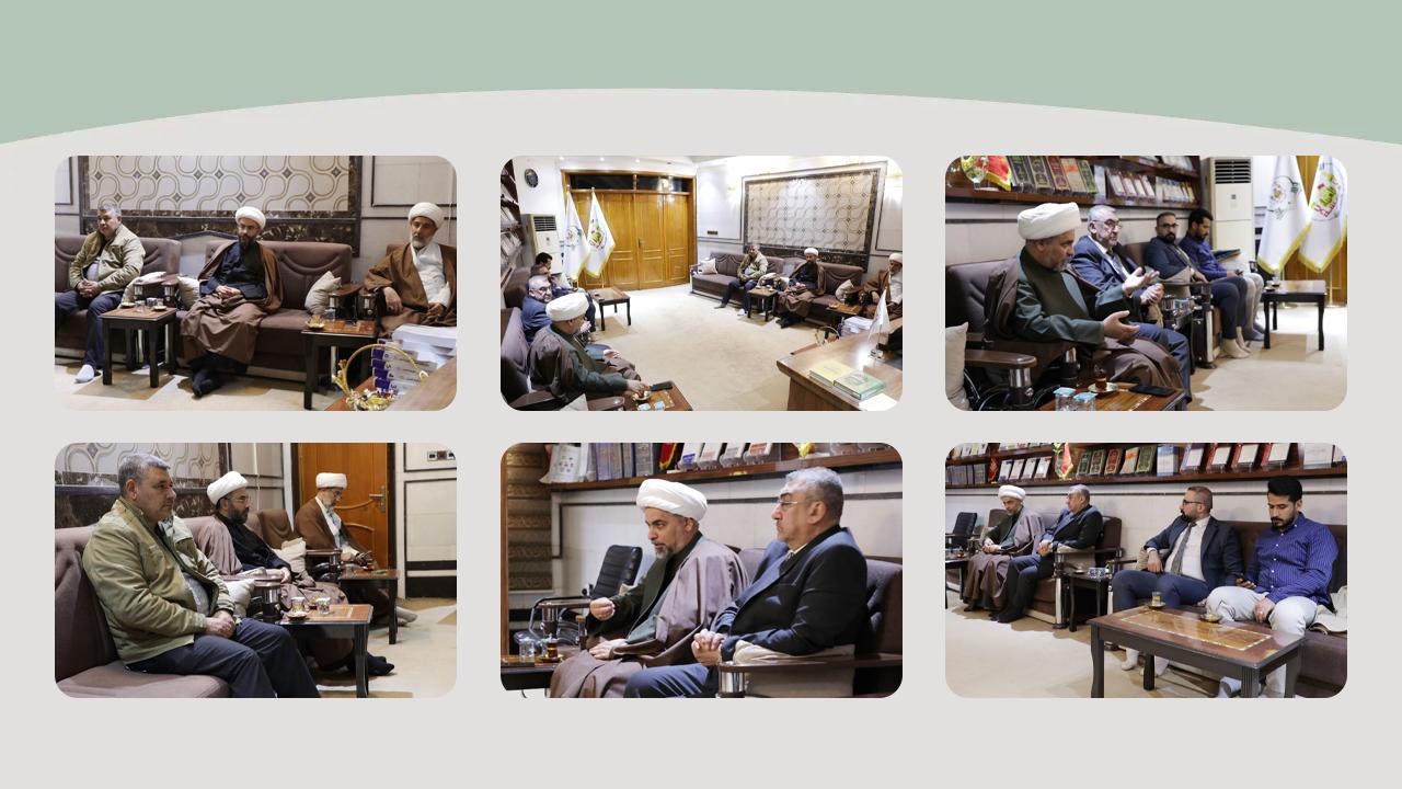 قسم وارث الأنبياء يستقبل رئيس قسم الشؤون الفكرية والثقافية في العتبة الحسينية المقدسة