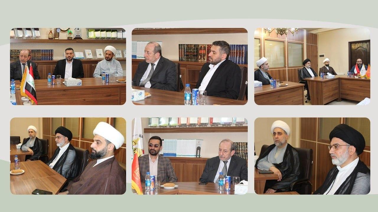 زيارة الملحقية الثقافية في السفارة العراقية إلى مؤسسة وارث الأنبياءقم المقدسة